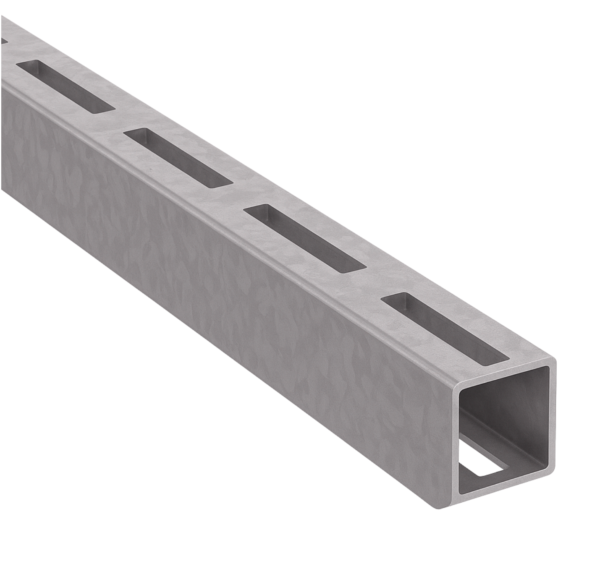 Galvanised SHS 50x50 Single Punched (50x10 hole) - 8000mm