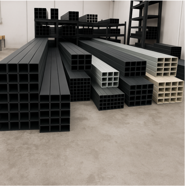 Powder Coated Post & Beam - Customised Lengths & Colour