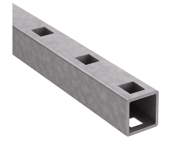 Galvanised SHS 40x40 Double Punched - 8000mm