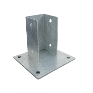Galvanised Welding Post Base  (Coloured Available)