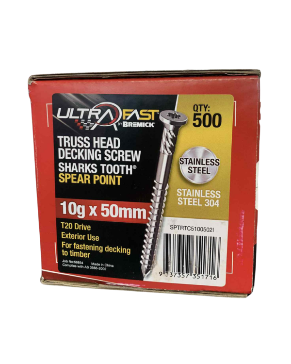 BREMICK Truss Head Decking Screw 10gx50mm - box 500pcs - Image 3